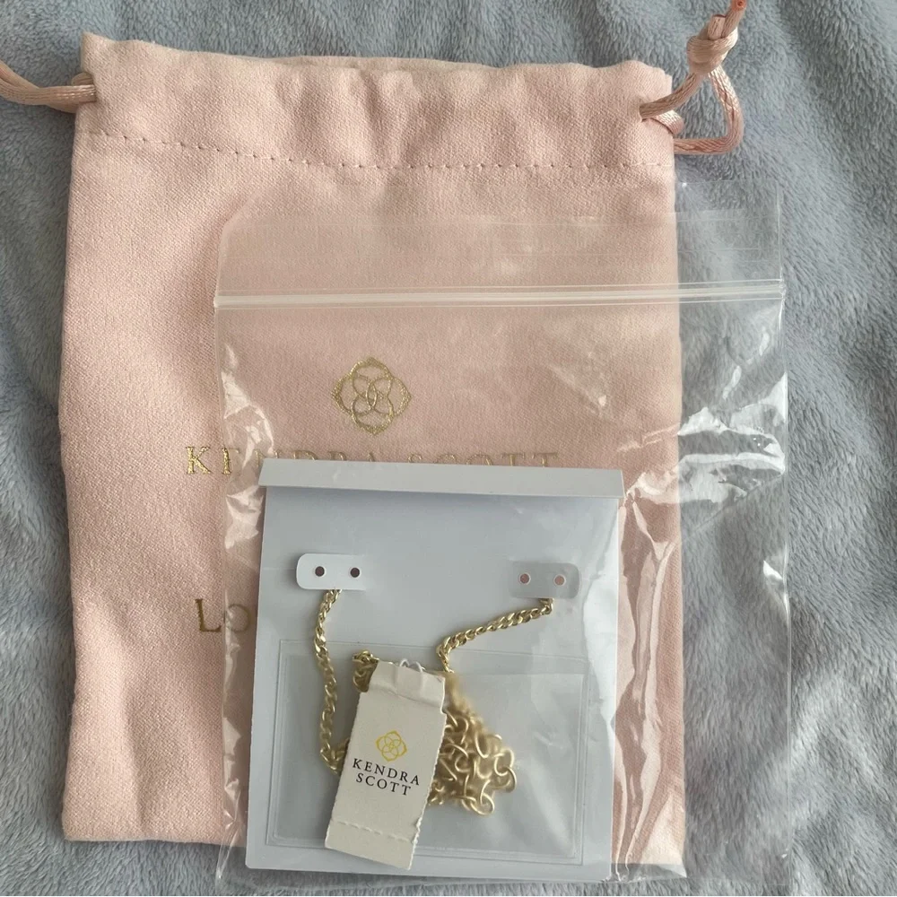 LOVESHACKFANCY KENDRA SCOTT HEART LOCKET NECKLACE Original Collaboration
